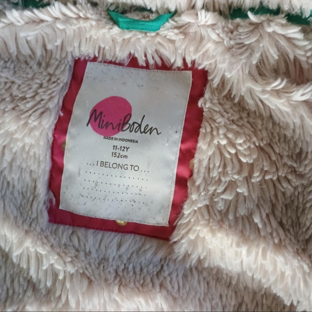 Mini Boden Size 11/12 Children's Winter Coat Pink - Picture 6 of 9